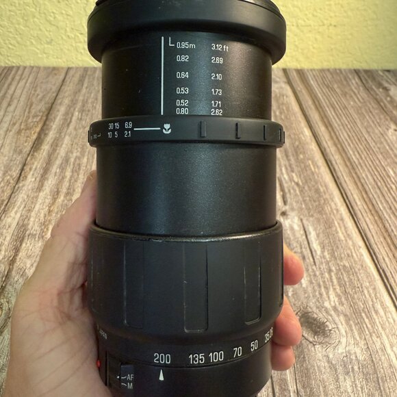 Tamron AF Aspherical LD 28-200mm 1:3.8.5.6 SuperZoom Lens Works 1 Cap READ - Picture 5 of 11